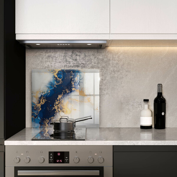 Ceranfeld schutz Abstraktion mit Blau