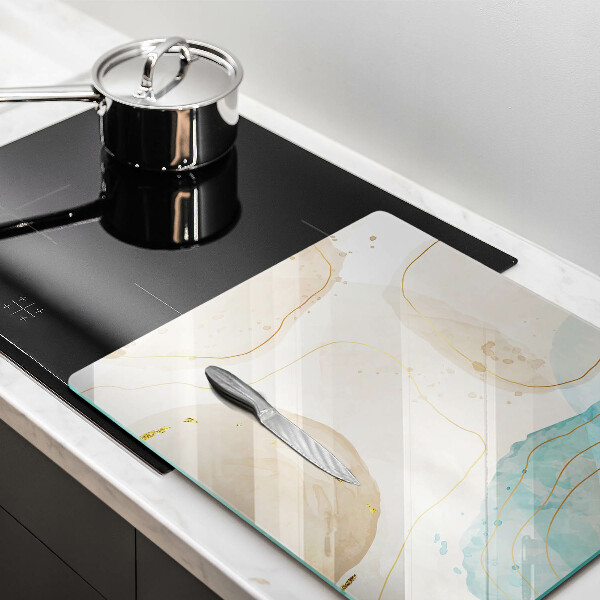 Ceranfeld schutz Helle Boho-Formen