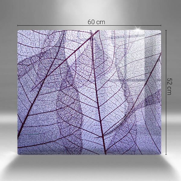 Ceranfeld schutz Blätter mit Adern