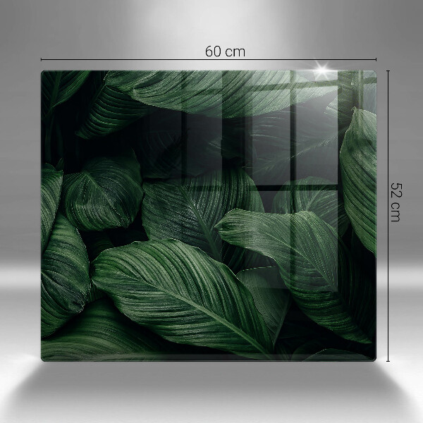 Ceranfeld schutz Dunkle Blätter