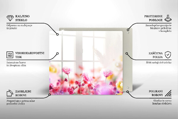 Ceranfeldabdeckung Blumenwiese