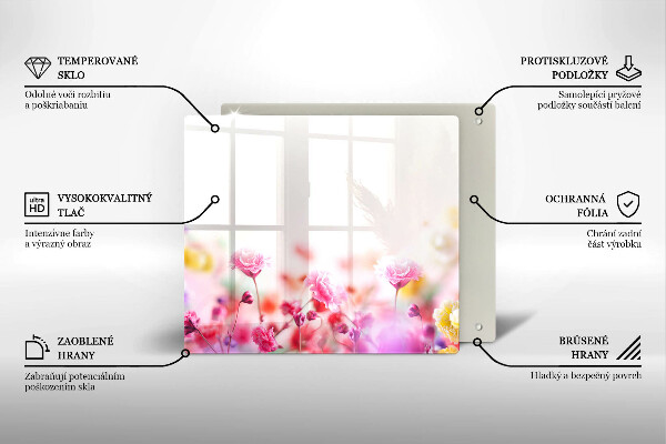 Ceranfeldabdeckung Blumenwiese