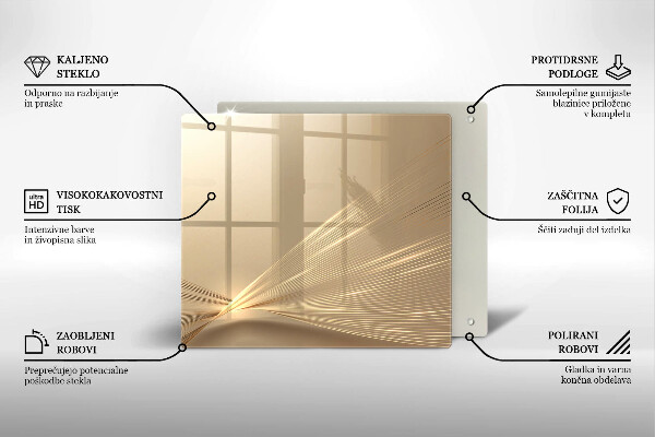 Ceranfeldabdeckung Moderne Abstraktion