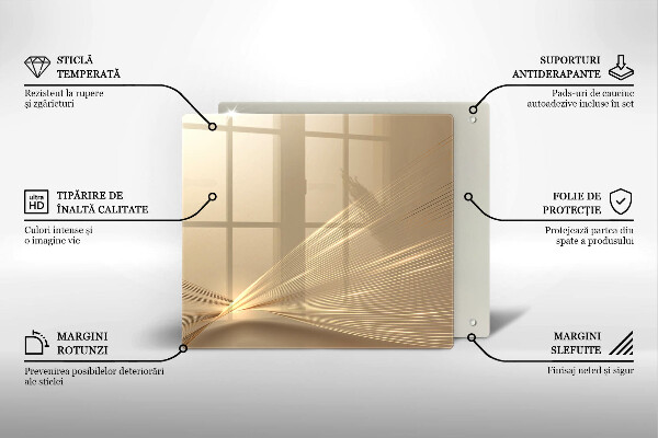 Ceranfeldabdeckung Moderne Abstraktion