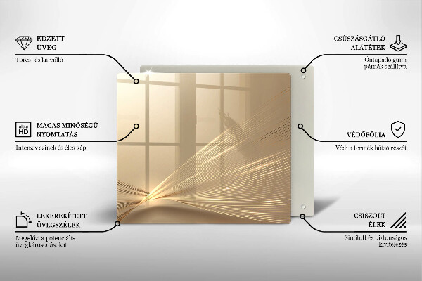 Ceranfeldabdeckung Moderne Abstraktion