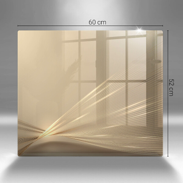 Ceranfeldabdeckung Moderne Abstraktion