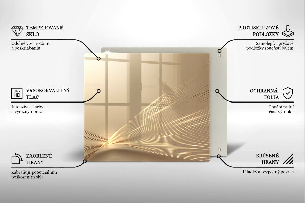 Ceranfeldabdeckung Moderne Abstraktion