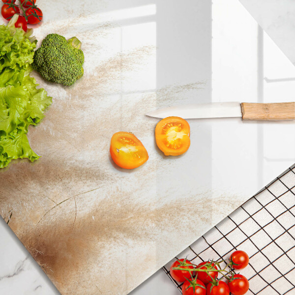 Herdplattenabdeckung Pampasgras