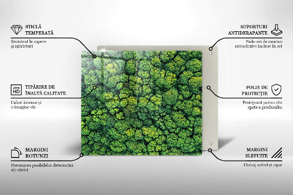 Herdplattenabdeckung Naturmoospflanze