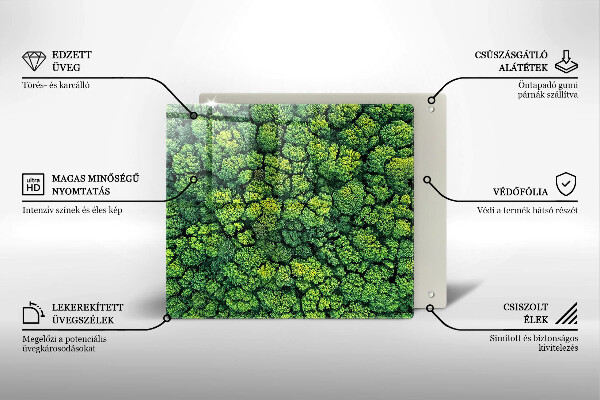 Herdplattenabdeckung Naturmoospflanze