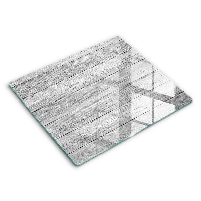 Herdplattenabdeckung Alte Holzbretter