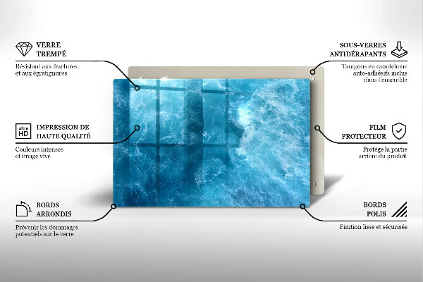 Herdabdeckung Blaues Wasser