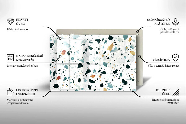 Abdeckung induktionskochfeld Helles Steinzeug
