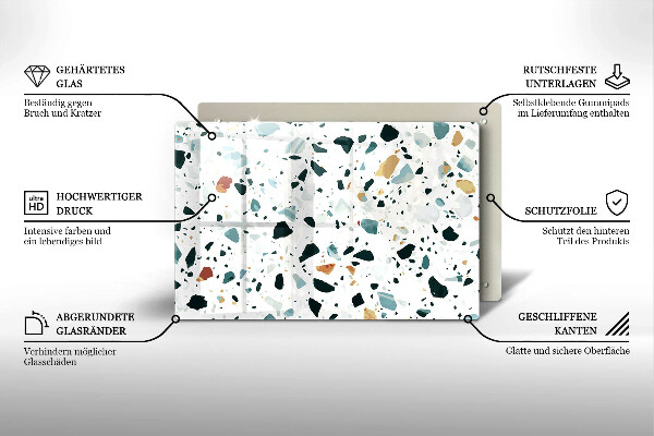 Abdeckung induktionskochfeld Helles Steinzeug