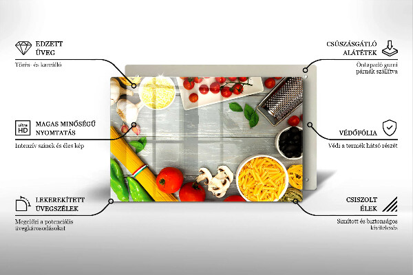 Herdabdeckung Küchenessen