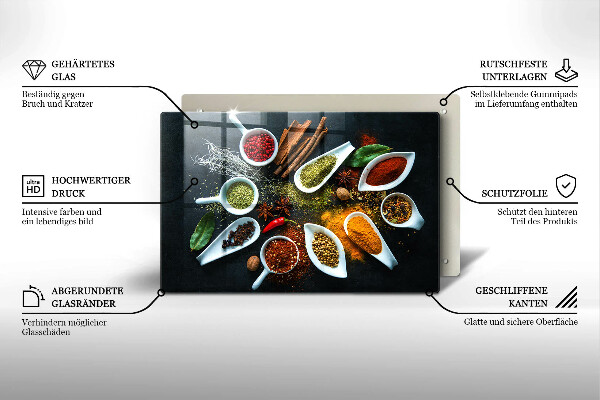 Herdabdeckung Küchengewürze