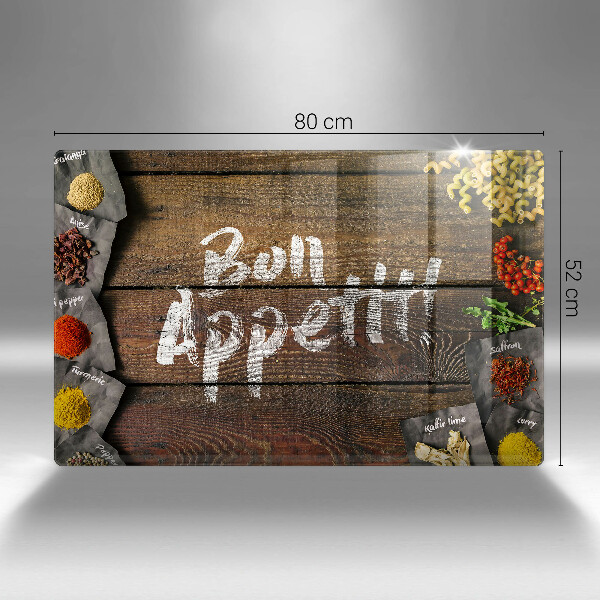 Herdabdeckung Bon appetit