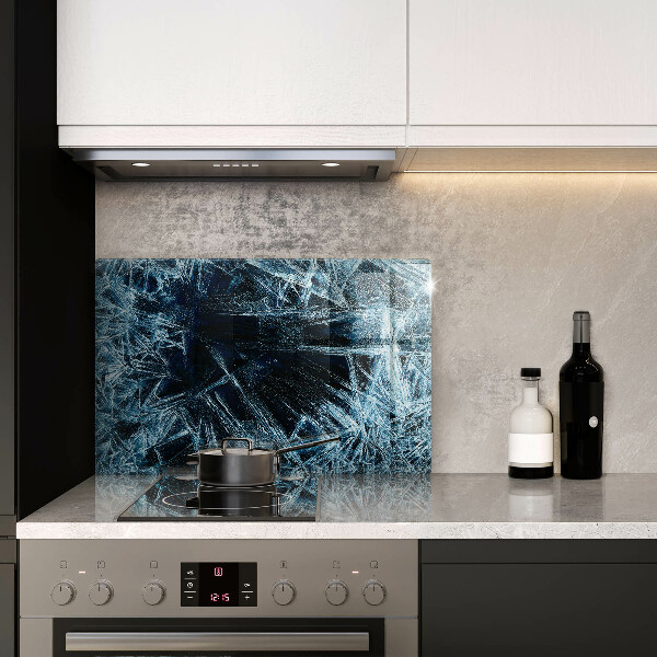 Herdabdeckung Struktur aus scharfem Eis