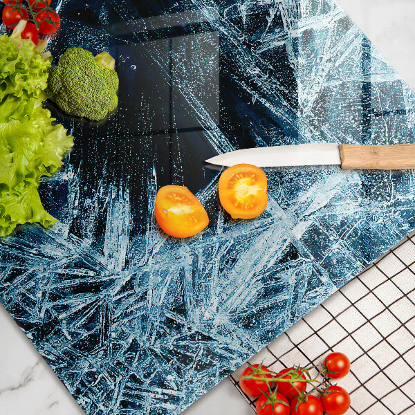 Herdabdeckung Struktur aus scharfem Eis