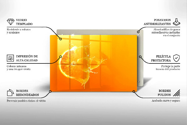 Herdabdeckung Saftige Orangenfrucht