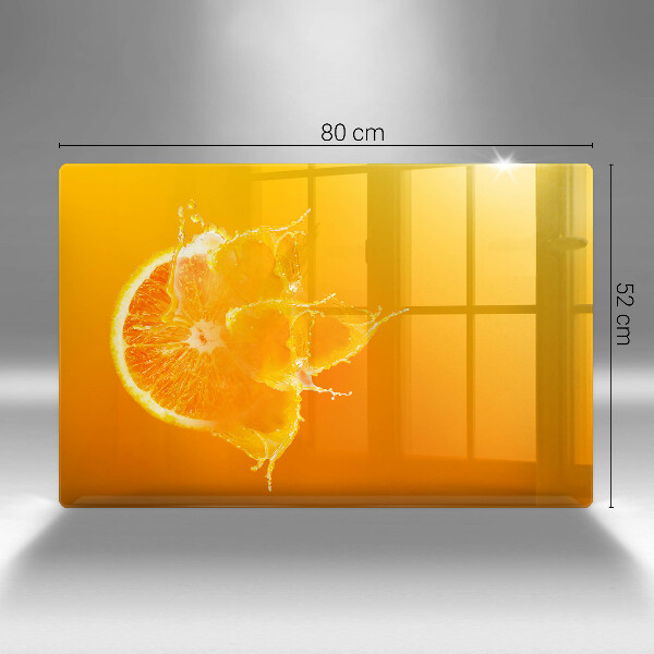 Herdabdeckung Saftige Orangenfrucht