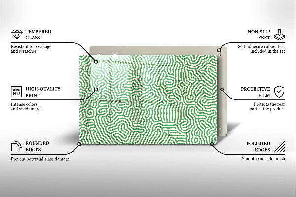 Herdabdeckung Abstrakte Linien