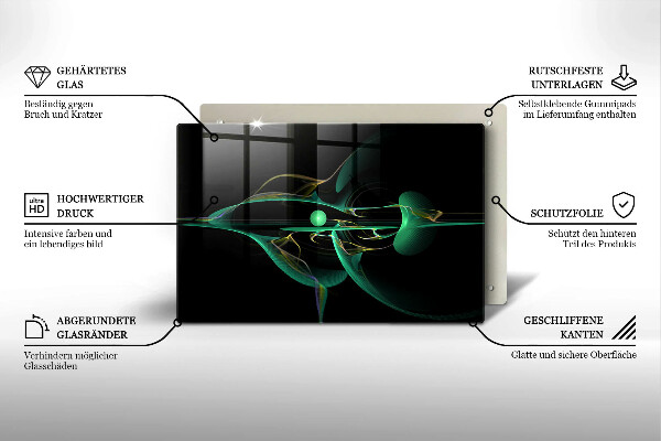 Herdabdeckung Moderne Abstraktion