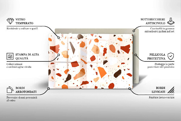 Abdeckung induktionskochfeld Dekoratives Steinzeug