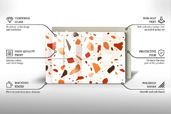 Abdeckung induktionskochfeld Dekoratives Steinzeug