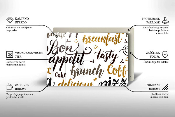 Herdabdeckung Bon appetit