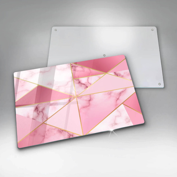 Herdabdeckung Geometrischer Marmor