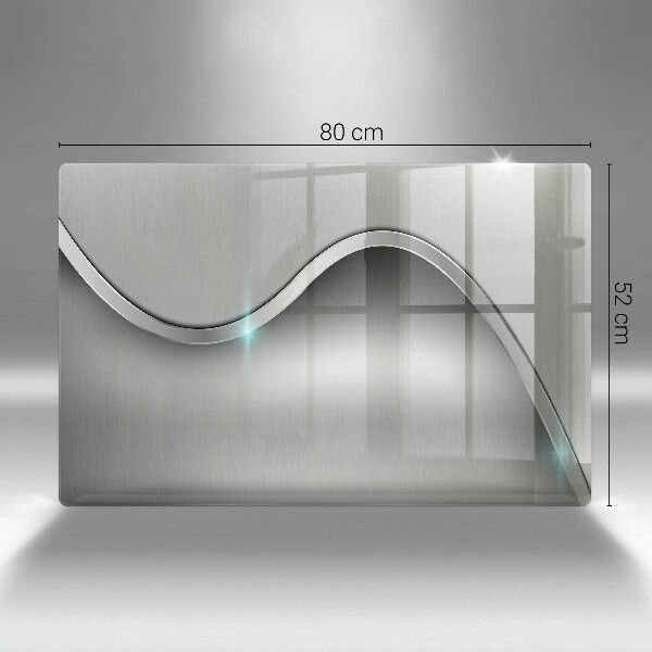 Herdabdeckung Metallabstraktion