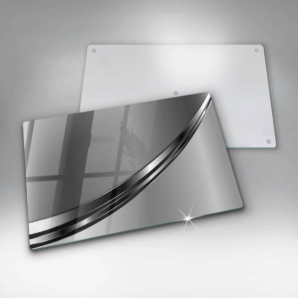 Herdabdeckung Metallabstraktion