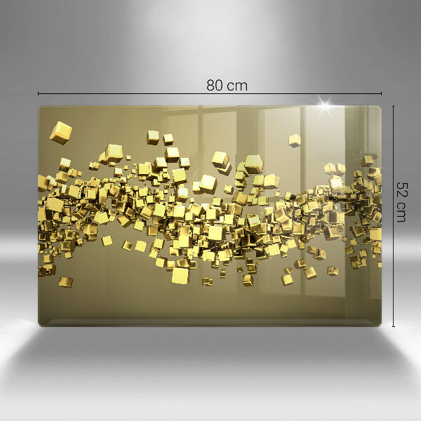 Herdabdeckung Abstrakte 3D-Geometrie