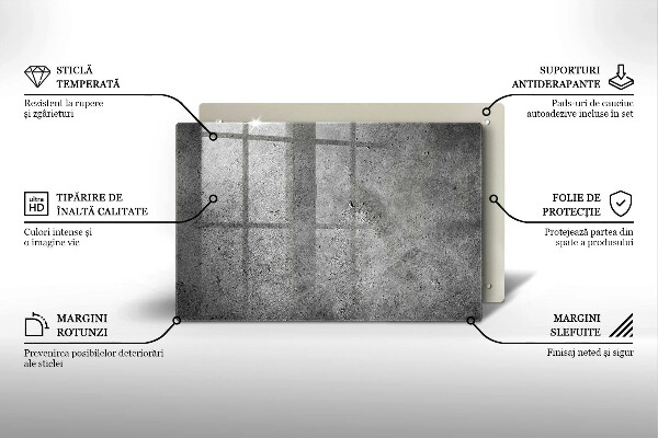 Herdabdeckung Betonsteinstruktur