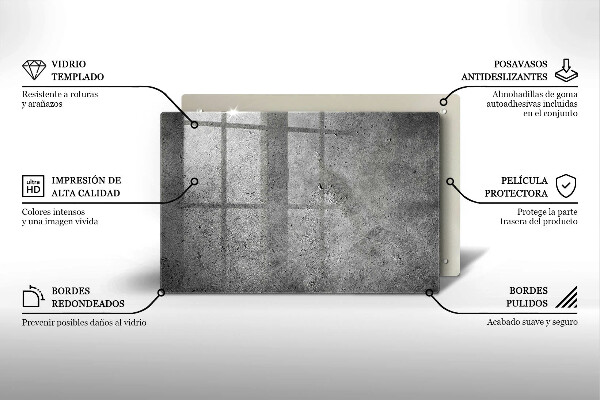 Herdabdeckung Betonsteinstruktur