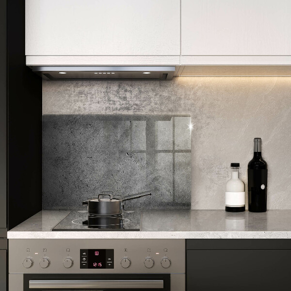 Herdabdeckung Betonsteinstruktur