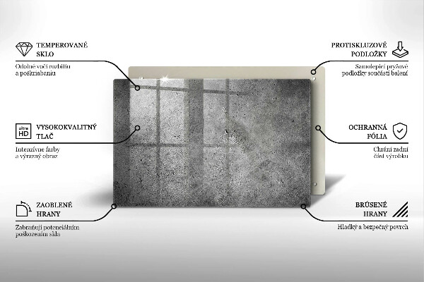 Herdabdeckung Betonsteinstruktur