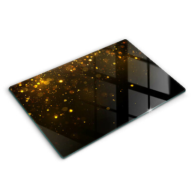 Abdeckung induktionskochfeld Goldglitter