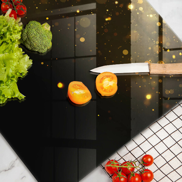 Abdeckung induktionskochfeld Goldglitter