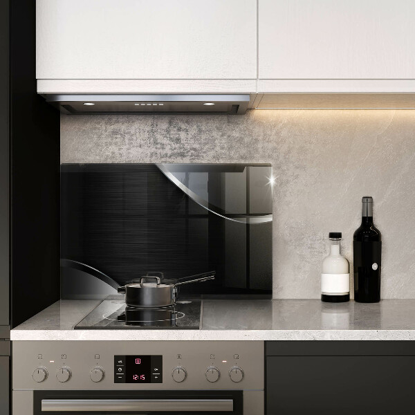 Herdabdeckung Metallabstraktion