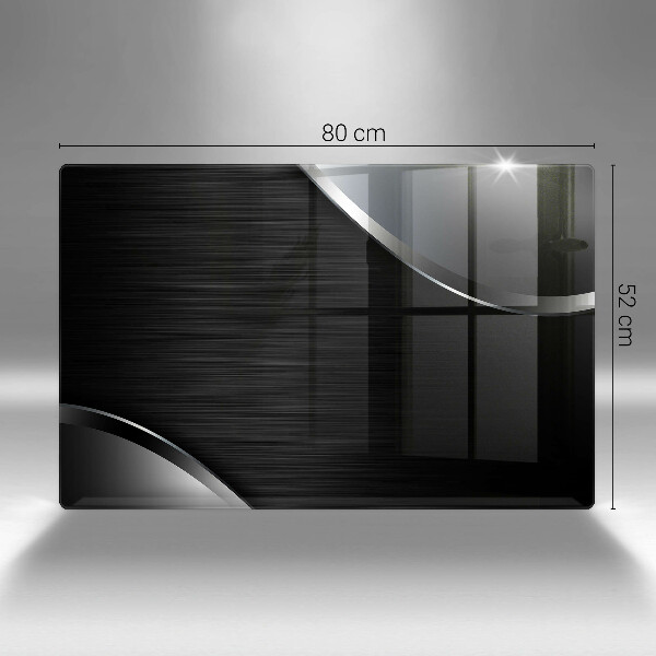 Herdabdeckung Metallabstraktion