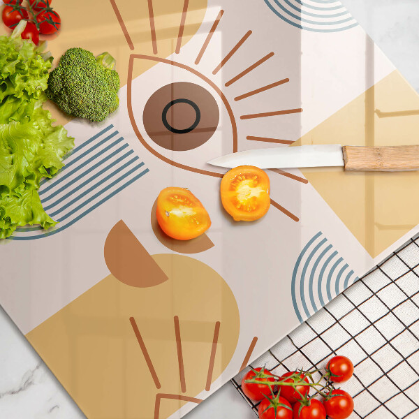 Herdabdeckung Boho-Augenmuster