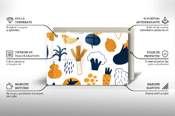 Herdabdeckung Lebensmittelillustration