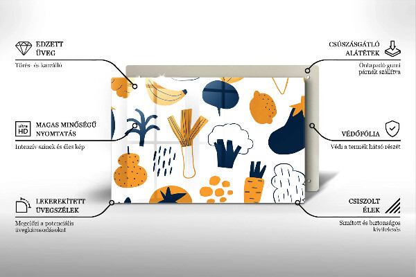 Herdabdeckung Lebensmittelillustration