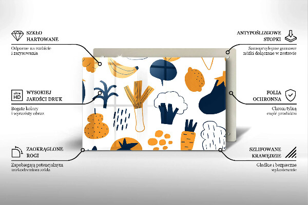 Herdabdeckung Lebensmittelillustration