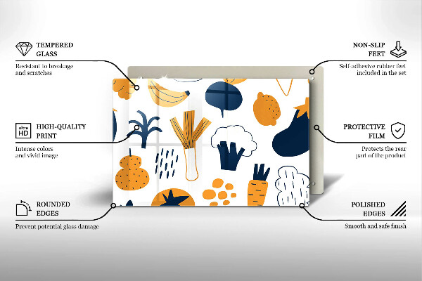 Herdabdeckung Lebensmittelillustration