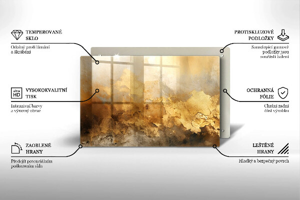 Herdabdeckung Reichhaltige Textur