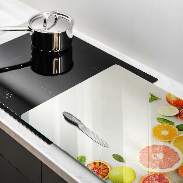 Herdabdeckung Zitrusfrüchte