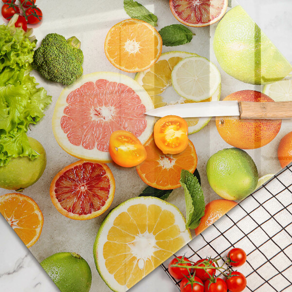 Herdabdeckung Zitrusfrüchte